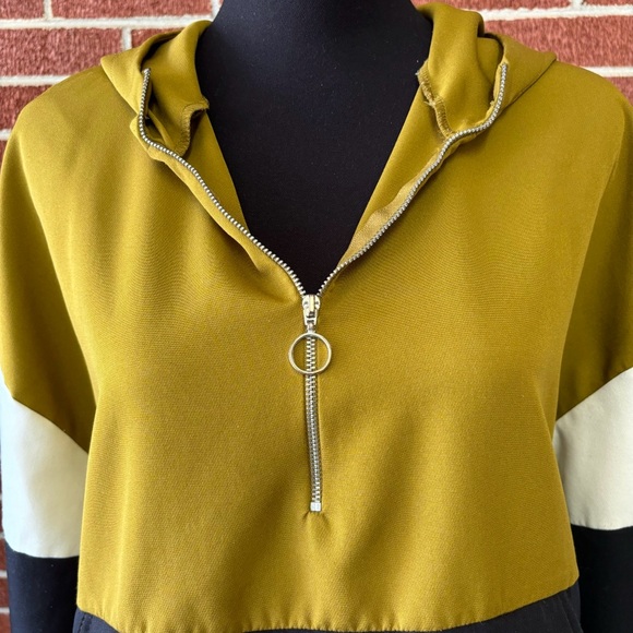 Zara Olive Green & Black Hoodie with Matching Black Jogger Pants Women Size XS - Picture 10 of 15